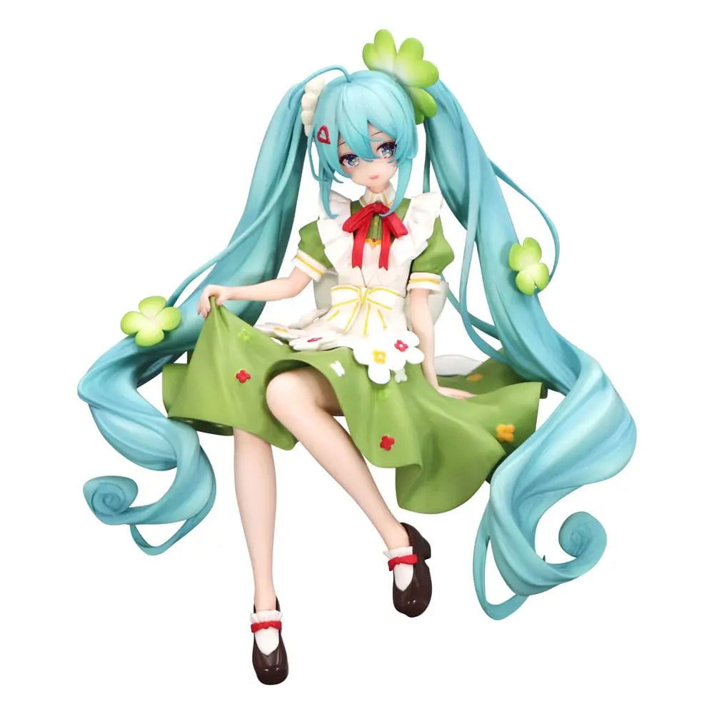 Hatsune Miku Noodle Stopper PVC Statue Flower Fairy Clover 15 cm Furyu