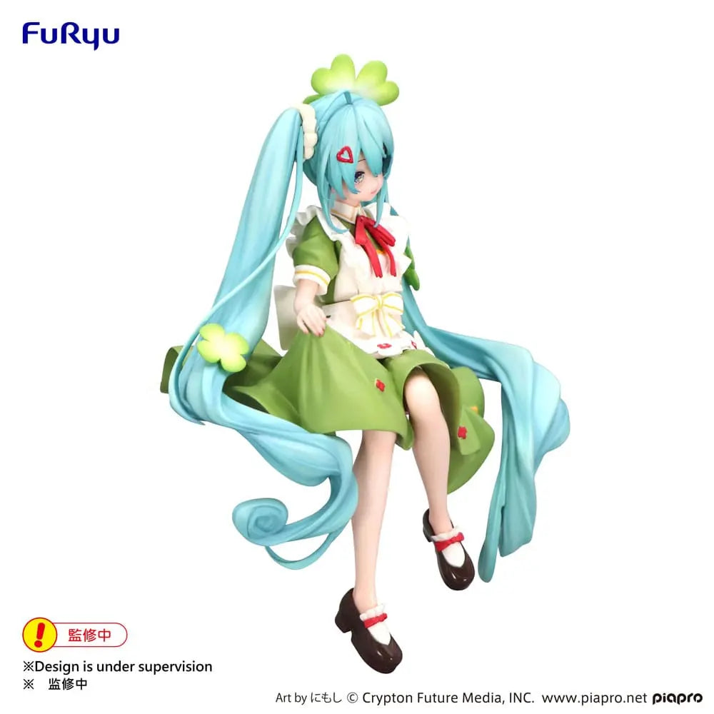 Hatsune Miku Noodle Stopper PVC Statue Flower Fairy Clover 15 cm Furyu