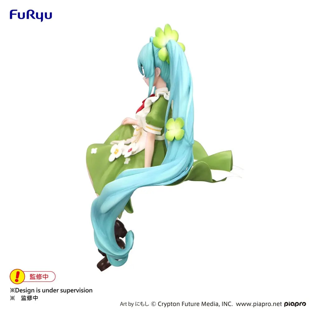 Hatsune Miku Noodle Stopper PVC Statue Flower Fairy Clover 15 cm Furyu