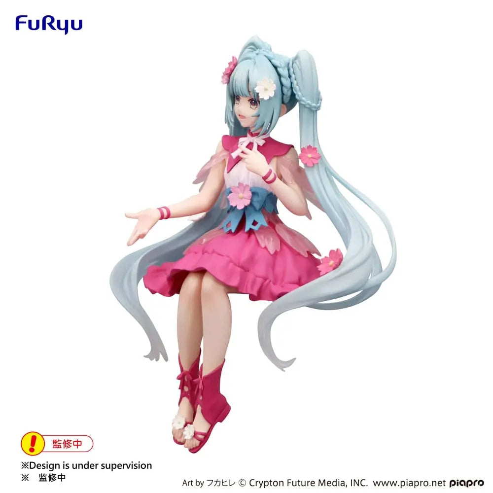 Hatsune Miku Noodle Stopper PVC Statue Flower Fairy Cosmos 14 cm Furyu