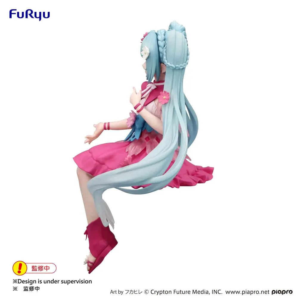 Hatsune Miku Noodle Stopper PVC Statue Flower Fairy Cosmos 14 cm Furyu