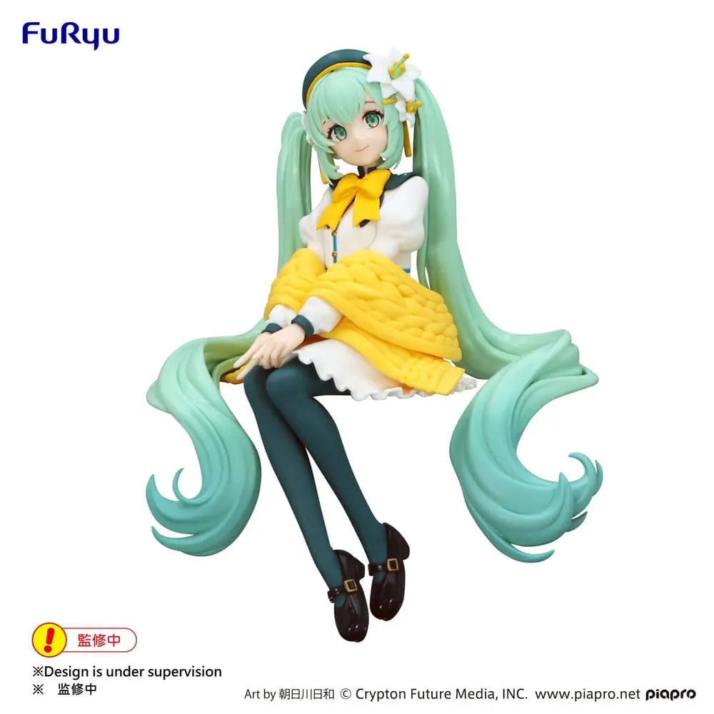 Hatsune Miku Noodle Stopper PVC Statue Flower Fairy Lily White Ver. 14 cm Furyu