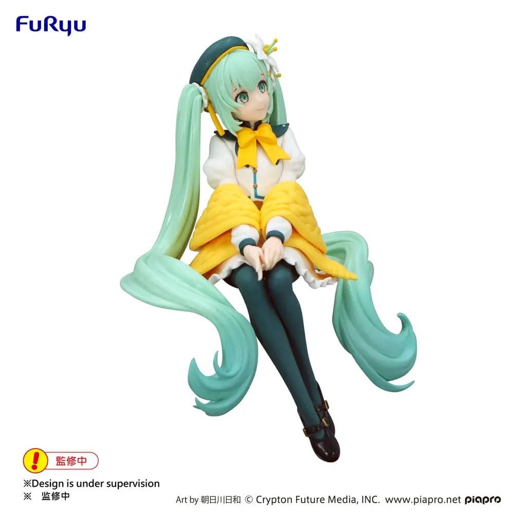 Hatsune Miku Noodle Stopper PVC Statue Flower Fairy Lily White Ver. 14 cm Furyu