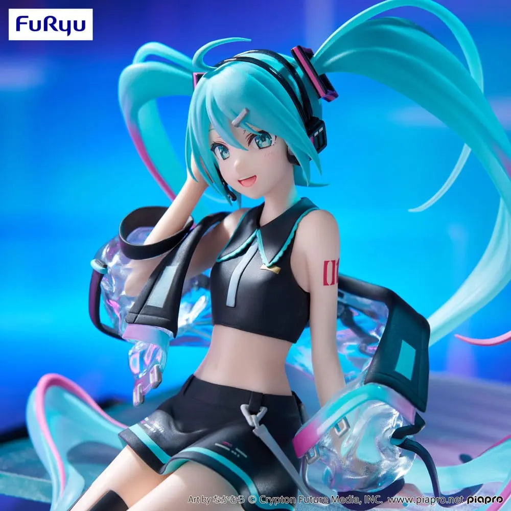 Hatsune Miku Noodle Stopper PVC Statue Neon Cyber 16 cm Furyu