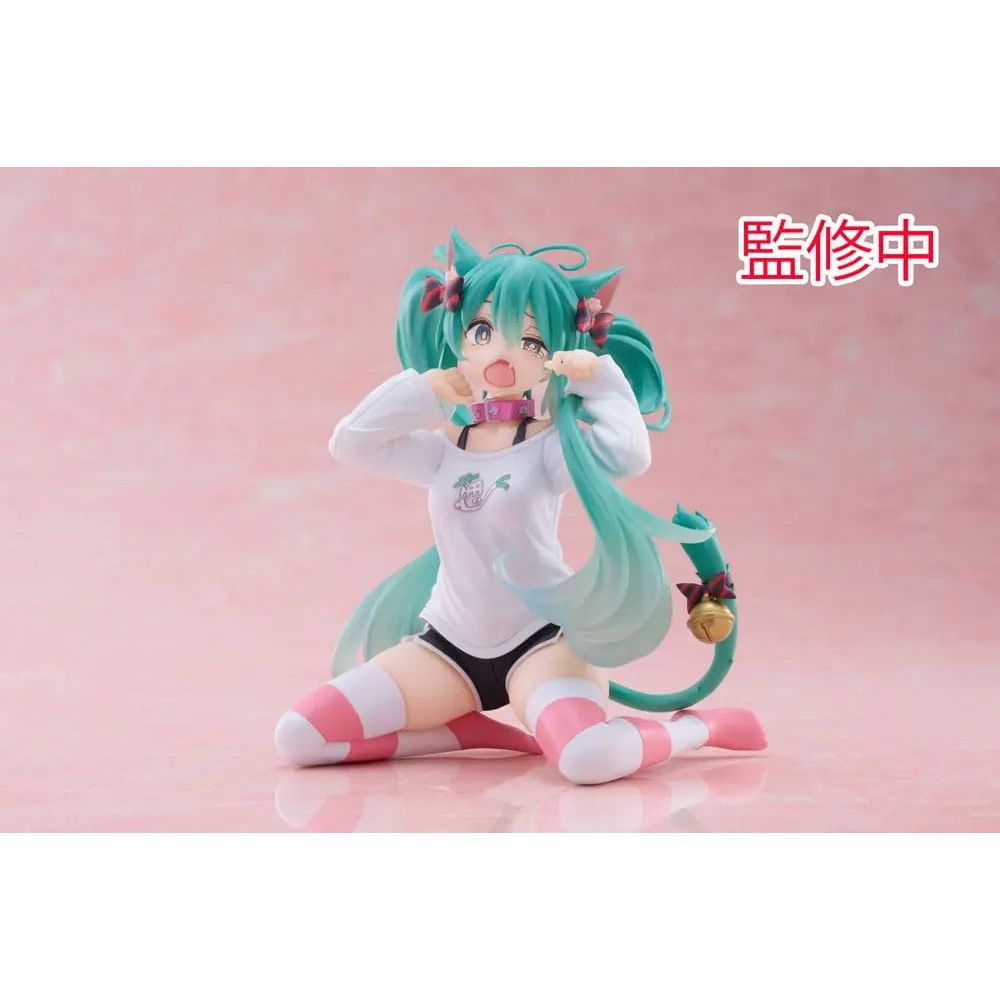 Hatsune Miku PVC Statue Desktop Cute Figure Hatsune Miku Cute 13 cm Taito