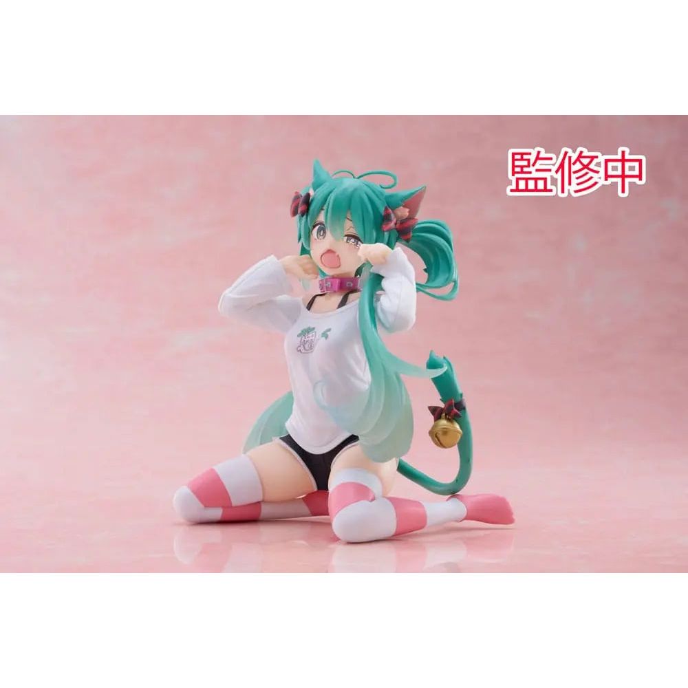 Hatsune Miku PVC Statue Desktop Cute Figure Hatsune Miku Cute 13 cm Taito