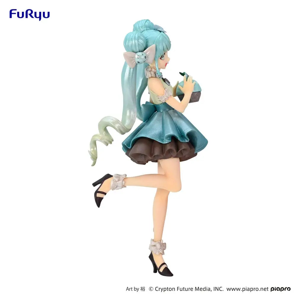 Hatsune Miku PVC Statue Hatsune Miku Chocolate Mint Pearl Color 17 cm Furyu