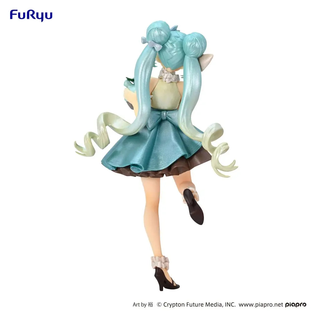 Hatsune Miku PVC Statue Hatsune Miku Chocolate Mint Pearl Color 17 cm Furyu