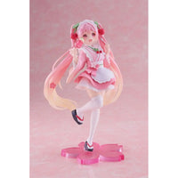 Thumbnail for Hatsune Miku PVC Statue Newley Written Sakura Miku Japanese Cafe Ver. 18 cm Taito