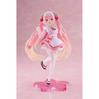 Thumbnail for Hatsune Miku PVC Statue Newley Written Sakura Miku Japanese Cafe Ver. 18 cm Taito