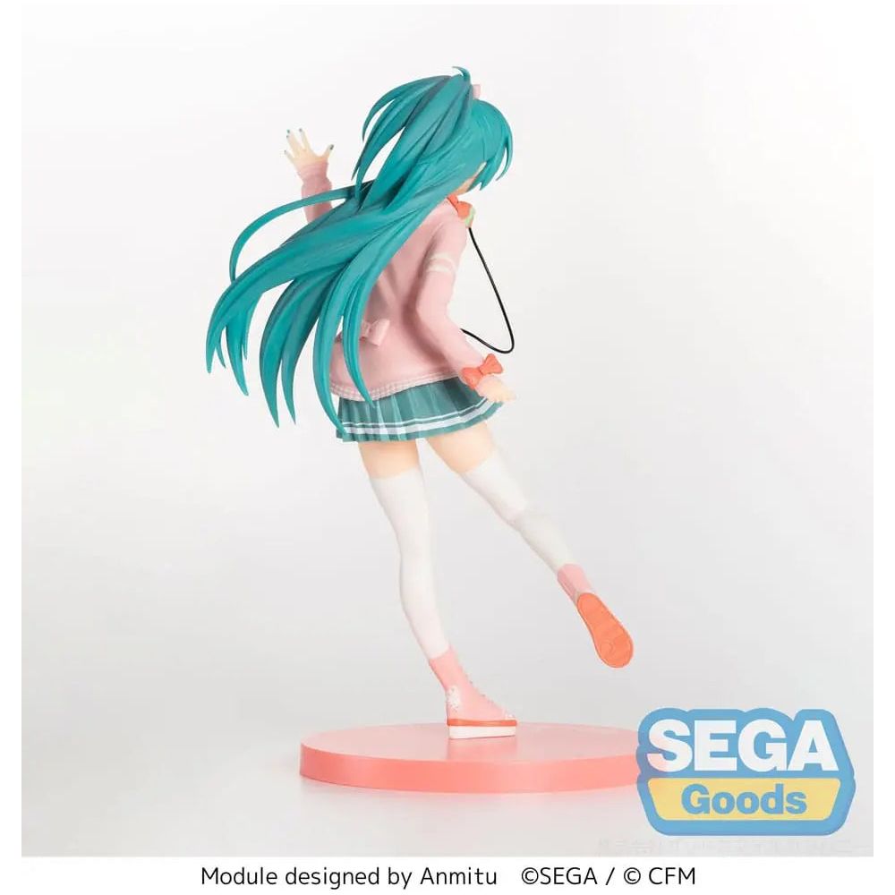 Hatsune Miku Project DIVA Arcade SPM PVC Statue Hatsune Miku Ribbon Girl 24 cm Sega Goods