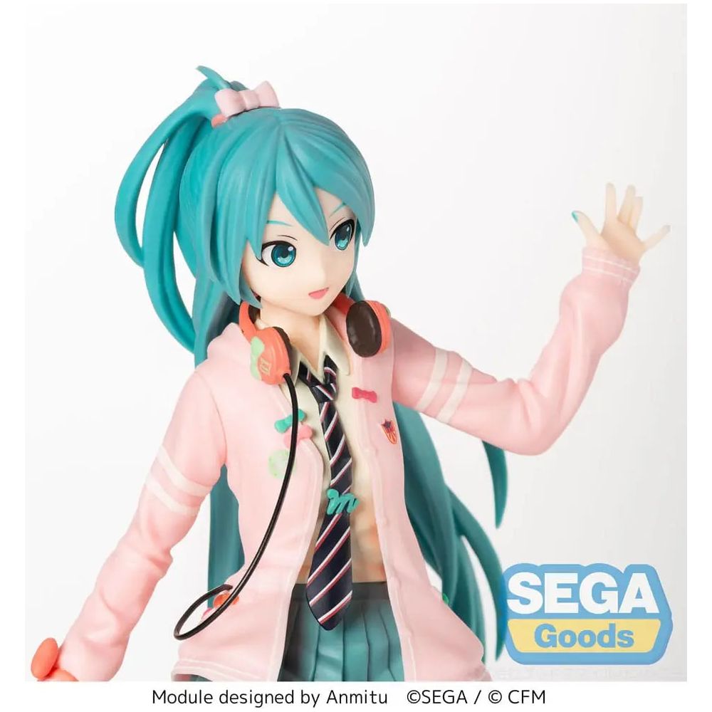 Hatsune Miku Project DIVA Arcade SPM PVC Statue Hatsune Miku Ribbon Girl 24 cm Sega Goods