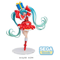 Thumbnail for Hatsune Miku Series Luminasta PVC Statue Hatsune Miku Christmas 2024 19 cm Sega Goods