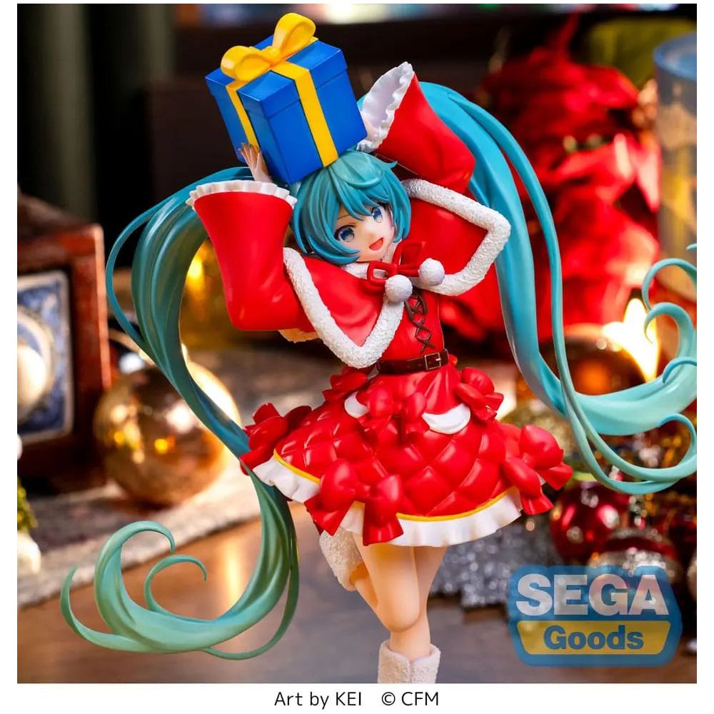 Hatsune Miku Series Luminasta PVC Statue Hatsune Miku Christmas 2024 19 cm Sega Goods