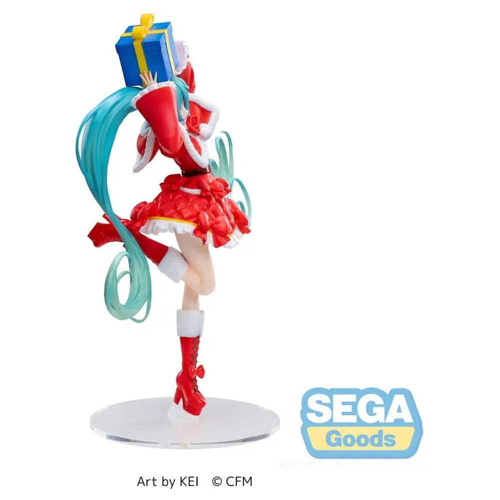 Hatsune Miku Series Luminasta PVC Statue Hatsune Miku Christmas 2024 19 cm Sega Goods
