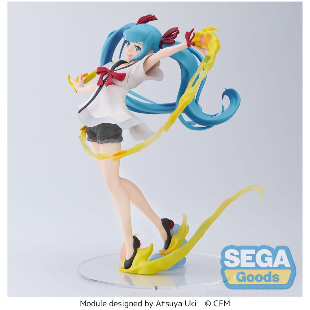 Hatsune Miku: Project DIVA MEGA 39's Figurizm Luminasta PVC Statue Hatsune Miku Shiny T.R. 22 cm Sega Goods