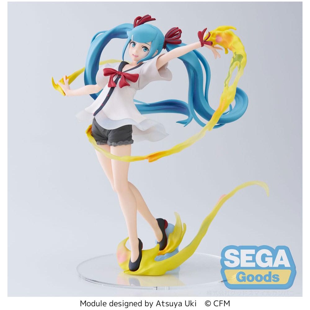 Hatsune Miku: Project DIVA MEGA 39's Figurizm Luminasta PVC Statue Hatsune Miku Shiny T.R. 22 cm Sega Goods