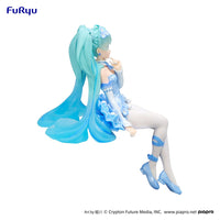 Thumbnail for Hatsune Miku Noodle Stopper PVC Statue Flower Fairy Nemophila Pail Blue Color Ver. 15 cm Furyu