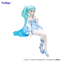 Thumbnail for Hatsune Miku Noodle Stopper PVC Statue Flower Fairy Nemophila Pail Blue Color Ver. 15 cm Furyu