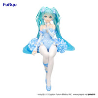 Thumbnail for Hatsune Miku Noodle Stopper PVC Statue Flower Fairy Nemophila Pail Blue Color Ver. 15 cm Furyu