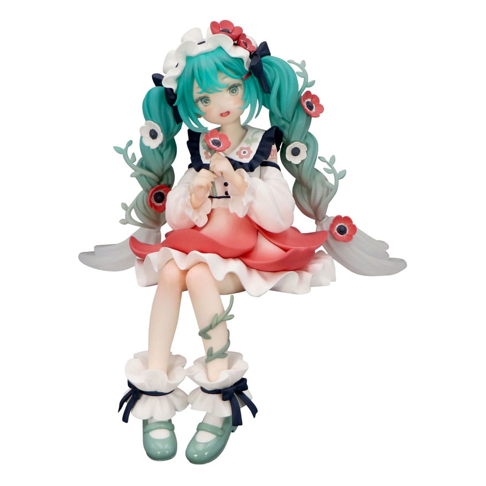 Hatsune Miku Noodle Stopper PVC Statue Hatsune Miku Flower Fairy Anemone 14 cm