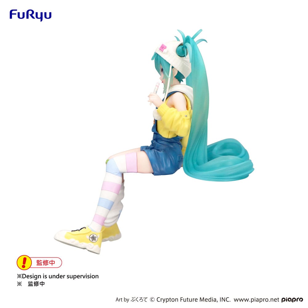 Hatsune Miku Noodle Stopper PVC Statue Hatsune Miku Lollipop 15 cm