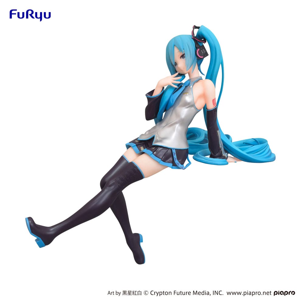 Hatsune Miku Noodle Stopper PVC Statue Kuroboshi Kouhaku Ver. (re-run) 14 cm Furyu