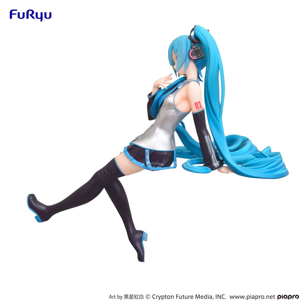 Hatsune Miku Noodle Stopper PVC Statue Kuroboshi Kouhaku Ver. (re-run) 14 cm Furyu