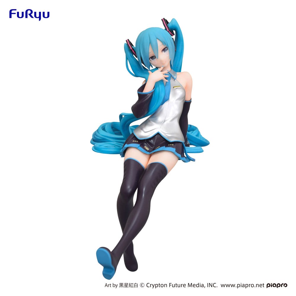 Hatsune Miku Noodle Stopper PVC Statue Kuroboshi Kouhaku Ver. (re-run) 14 cm Furyu