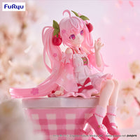 Thumbnail for Hatsune Miku Noodle Stopper PVC Statue Sakura Miku 2025 14 cm Furyu