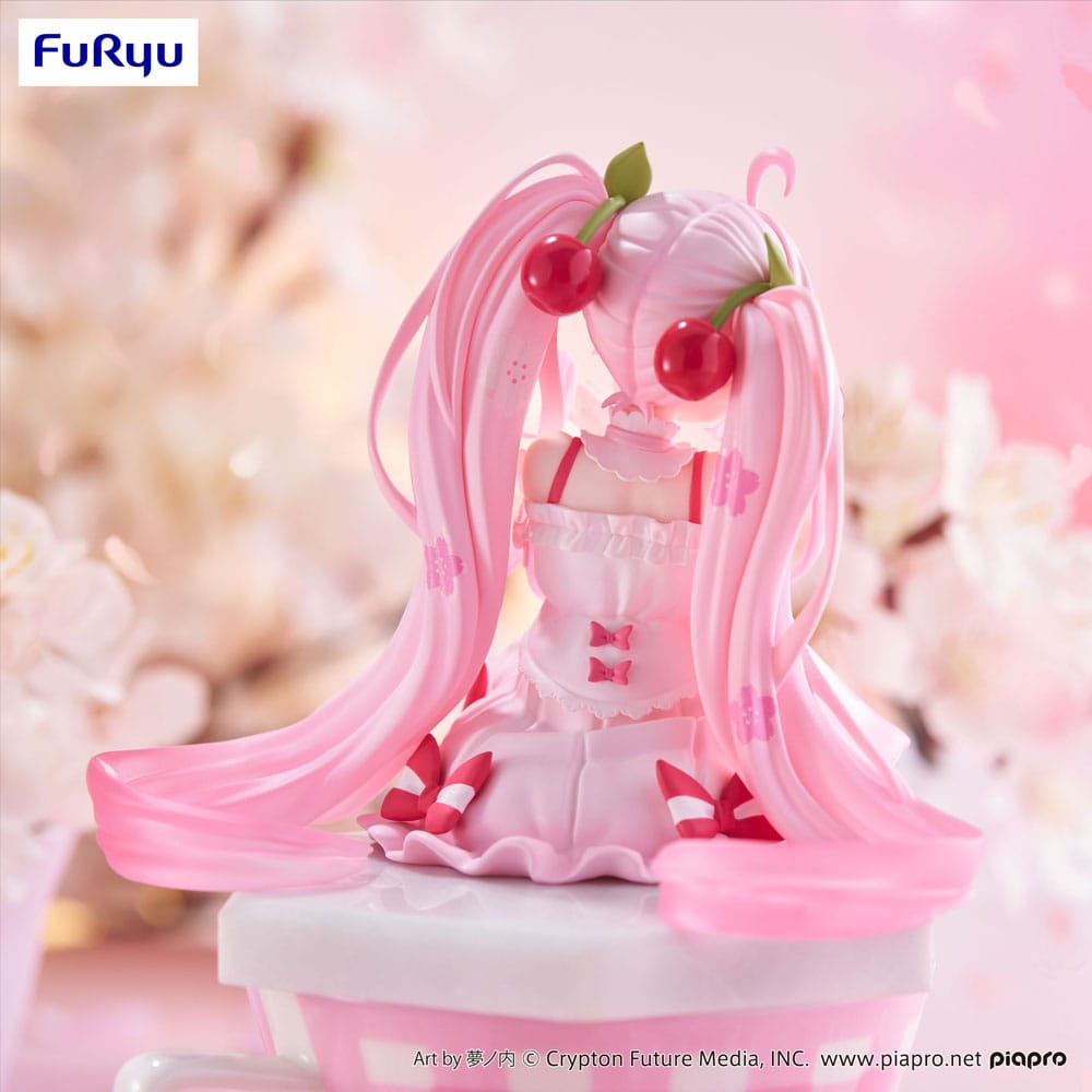 Hatsune Miku Noodle Stopper PVC Statue Sakura Miku 2025 14 cm Furyu