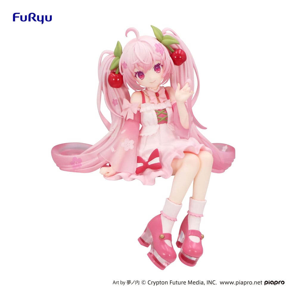 Hatsune Miku Noodle Stopper PVC Statue Sakura Miku 2025 14 cm Furyu