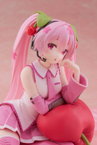 Thumbnail for Hatsune Miku PVC Statue Desktop Cute Figure Sakura Miku Cherry Cushion Ver. 13 cm