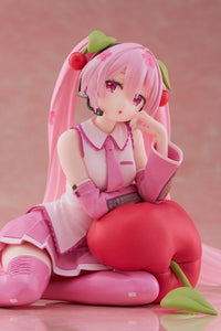 Thumbnail for Hatsune Miku PVC Statue Desktop Cute Figure Sakura Miku Cherry Cushion Ver. 13 cm