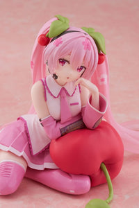 Thumbnail for Hatsune Miku PVC Statue Desktop Cute Figure Sakura Miku Cherry Cushion Ver. 13 cm