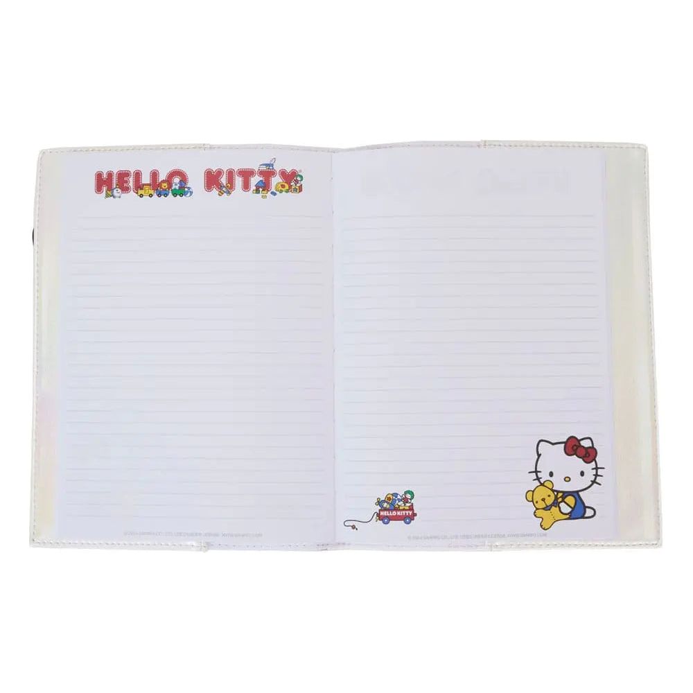 Hello Kitty by Loungefly Pearlescent Notebook 50th Anniversary Loungefly