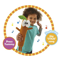 Thumbnail for Hey Duggee Singing Sticky Stick Stick Soft Toy Hey Duggee