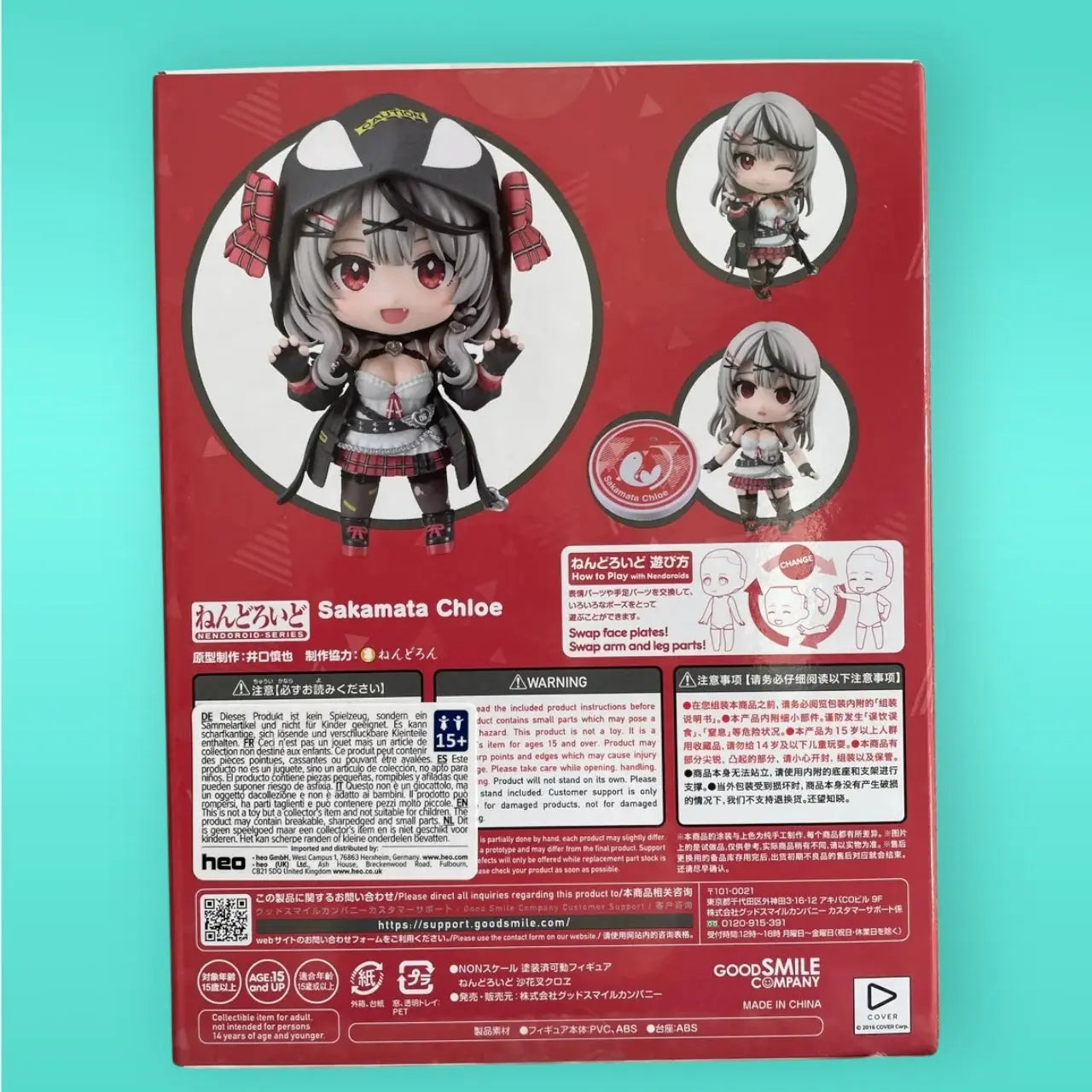 Hololive Production Nendoroid Action Figure Sakamata Chloe 10 cm Good Smile Company