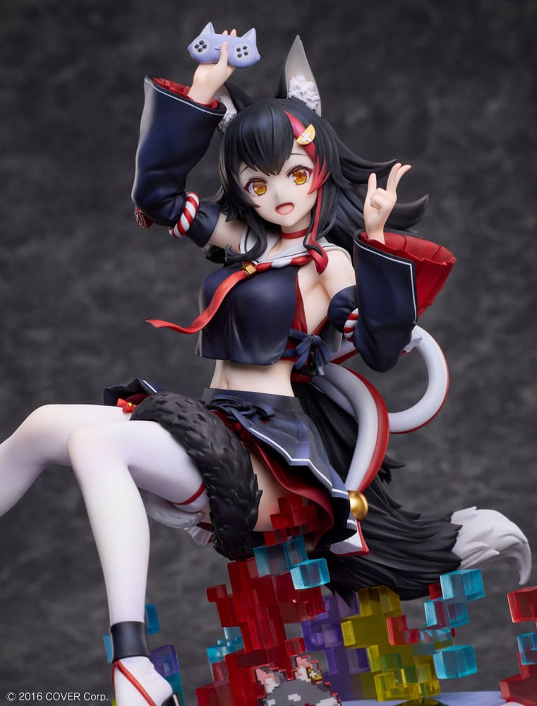 Hololive Production PVC Statue 1/7 Ookami Mio We Are Gamers Ver. 22 cm