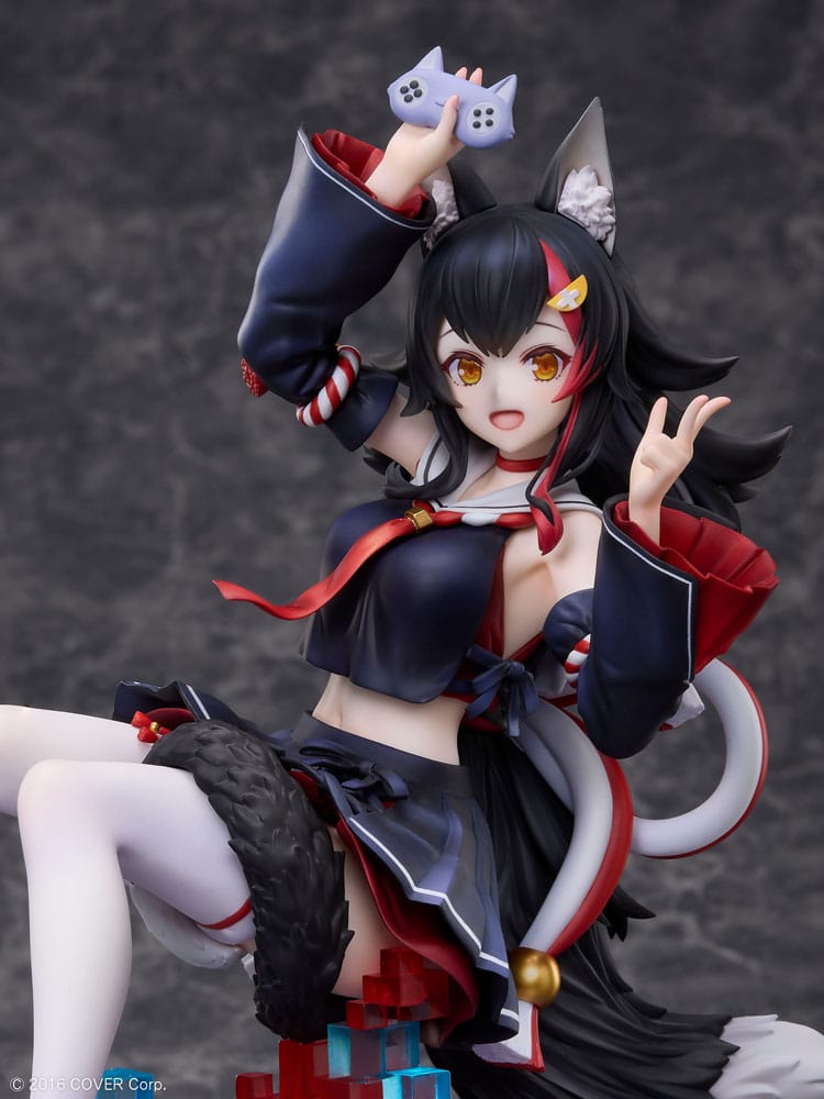 Hololive Production PVC Statue 1/7 Ookami Mio We Are Gamers Ver. 22 cm