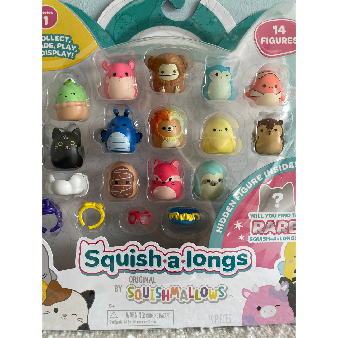 Squishmallow Squish a longs Mini Figures 14-Pack Style 1 3 cm Squishmallows