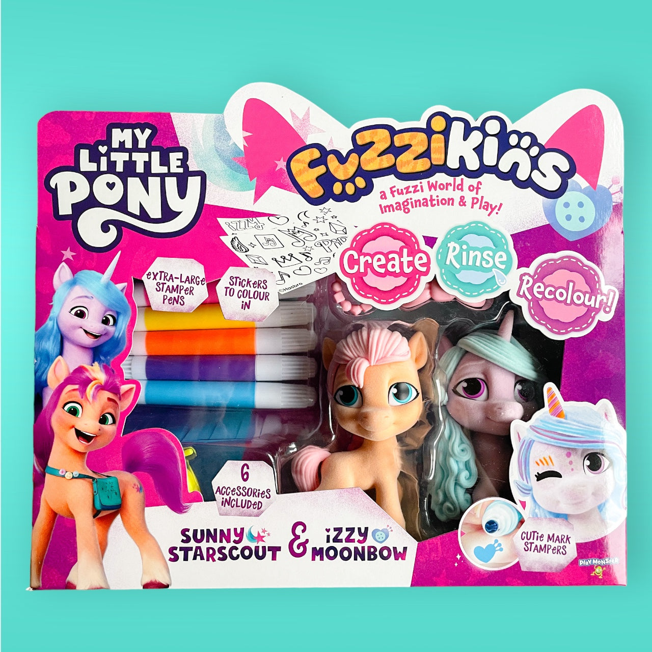 Fuzzikins My Little Pony - Sunny Starscout & Izzy Moonbow Fuzzikins