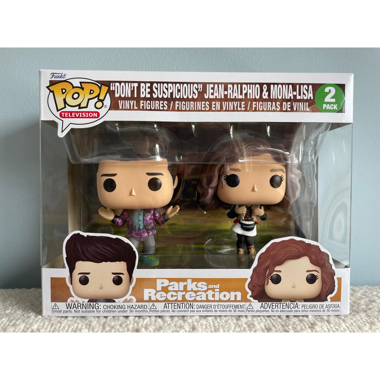 Funko Pop! Television Parks and Recreation "Don't Be Suspicious" Jean-Ralphio & Mona-Lisa 2 Pack Funko