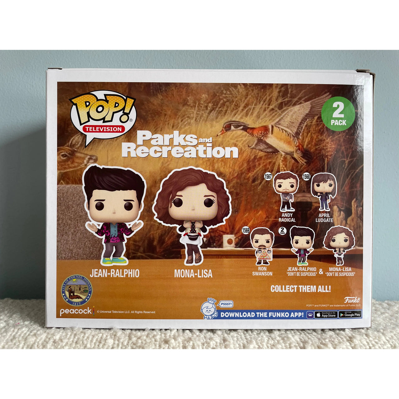 Funko Pop! Television Parks and Recreation "Don't Be Suspicious" Jean-Ralphio & Mona-Lisa 2 Pack Funko