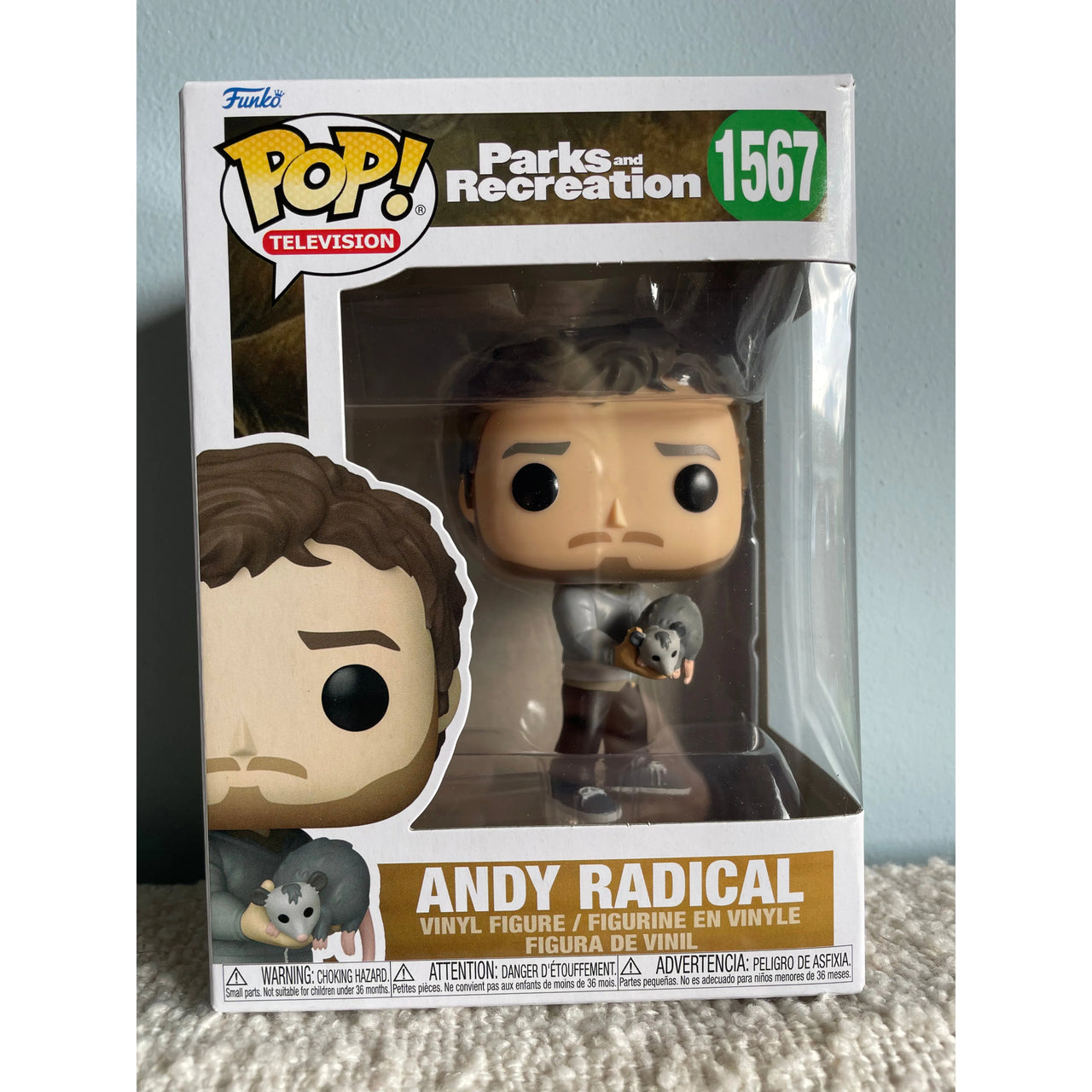 Funko Pop! Television Parks and Recreation 1567 Andy Radical Funko