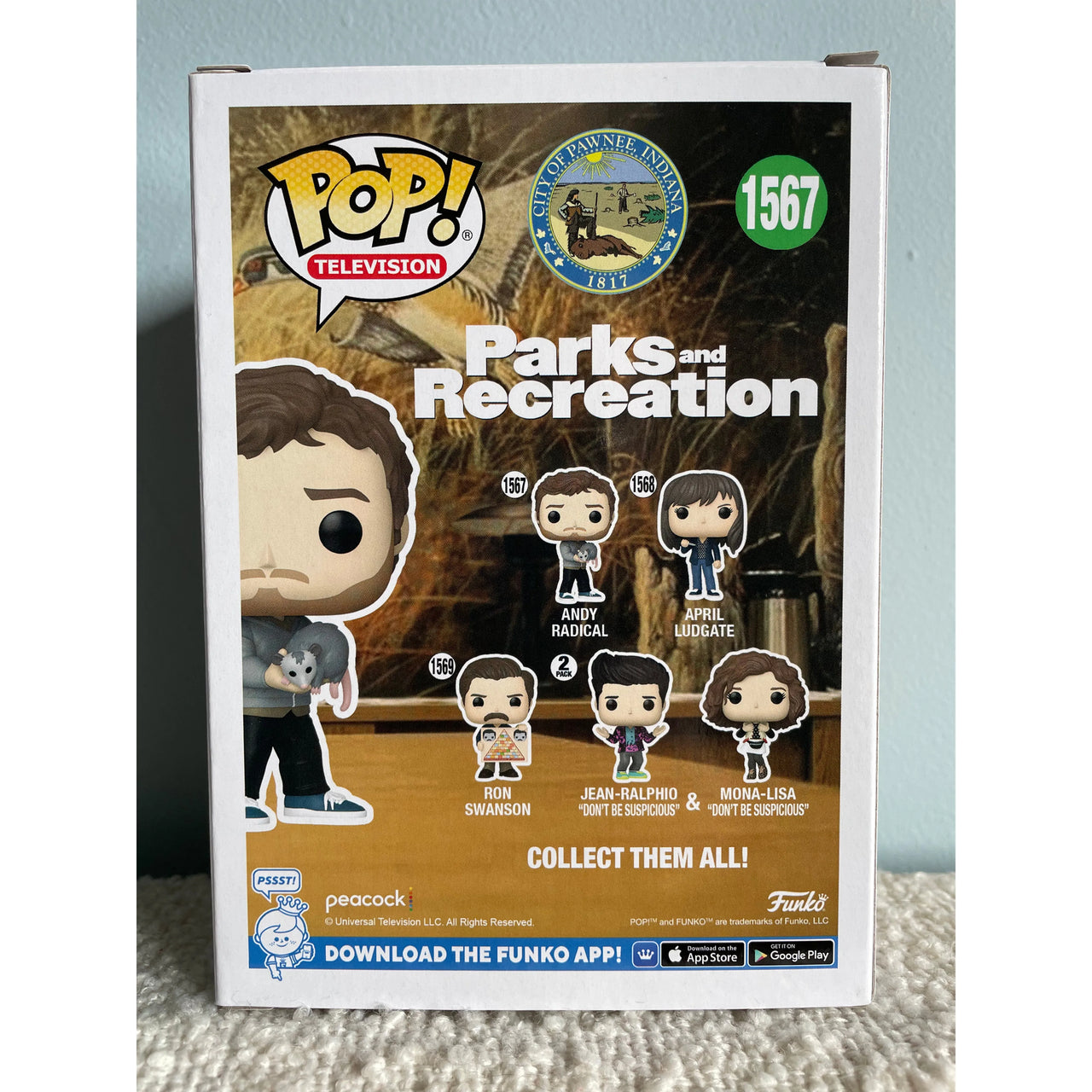 Funko Pop! Television Parks and Recreation 1567 Andy Radical Funko