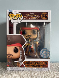 Thumbnail for Funko Pop! Disney Pirates of the Caribbean 1482 Jack Sparrow Funko