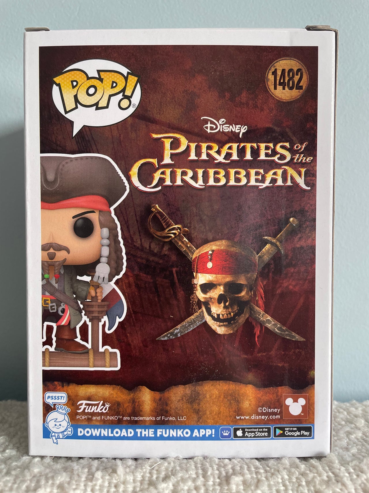 Funko Pop! Disney Pirates of the Caribbean 1482 Jack Sparrow Funko