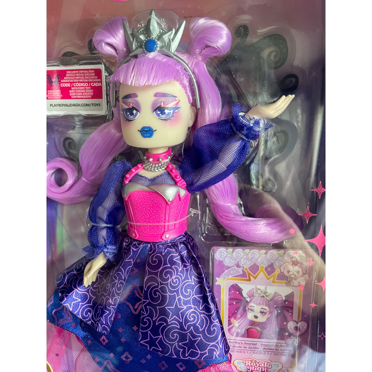 Roblox Royale High Fashion Doll - Avrilla The Dark Fairy Jazwares