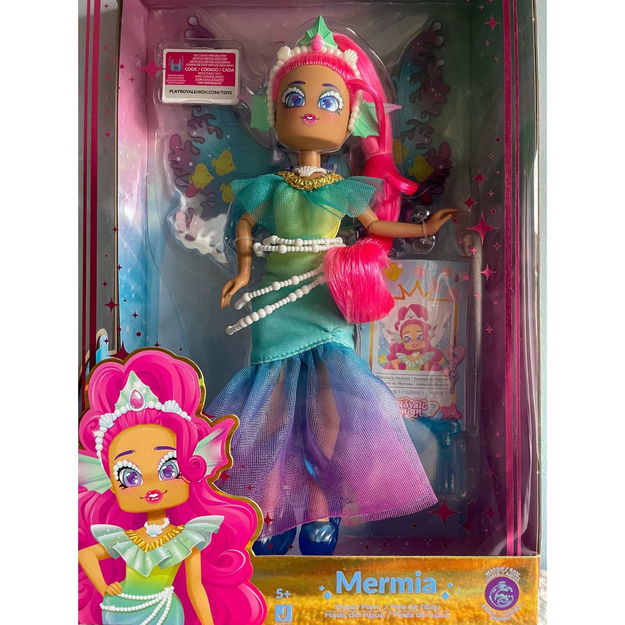 Roblox Royale High Fashion Doll - Mermia The Water Fairy Jazwares